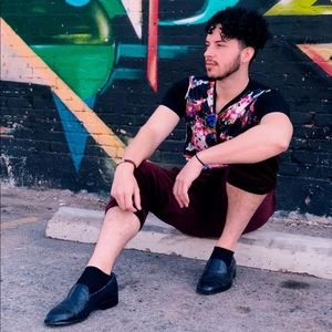 Giorgio Brutini Black Snakeskin Leather Shoes